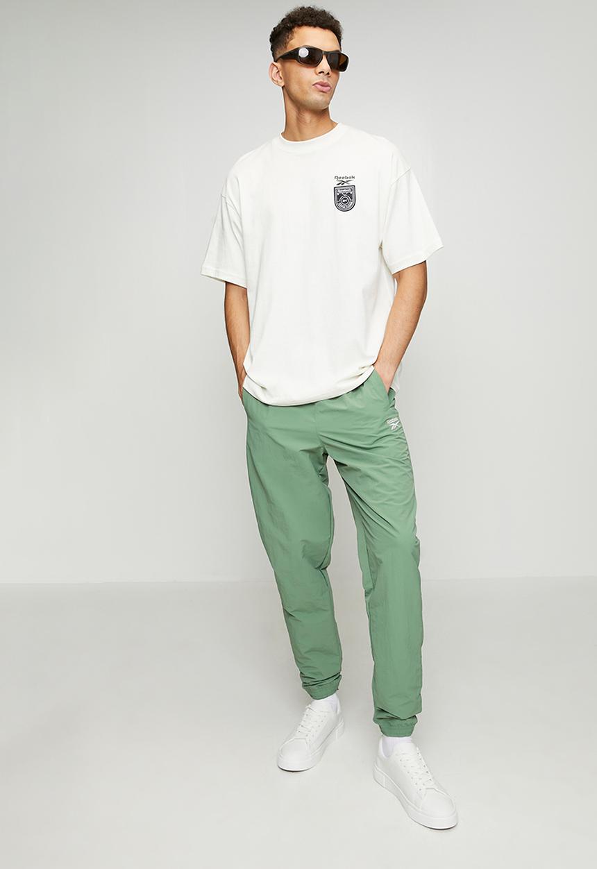 Reebok - CL F FR TRACKPANT - FIELD GREEN/VINTAGE CHALK