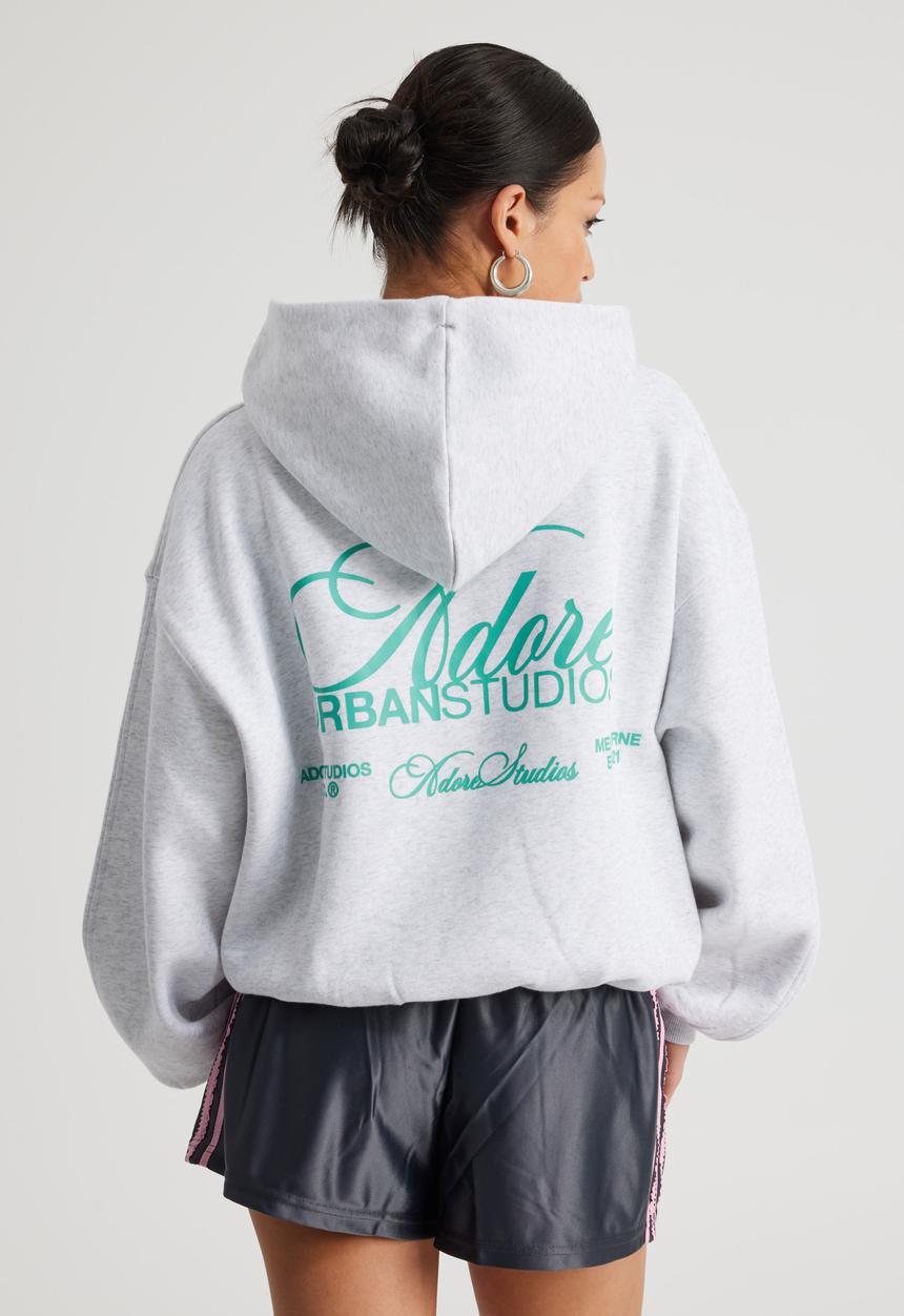 Factorie - Chloe Hoodie - Silver Marle/Studio Adore