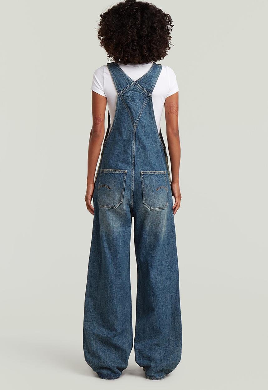 G-STAR - Straight Leg Dungaree Wmn - Antique Faded Greenschist