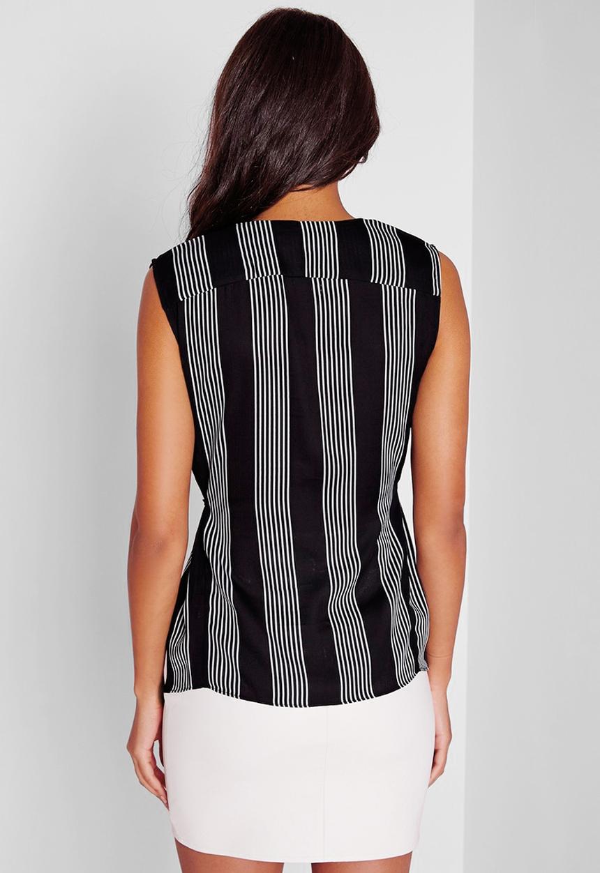 Missguided - Tie-wrap blouse