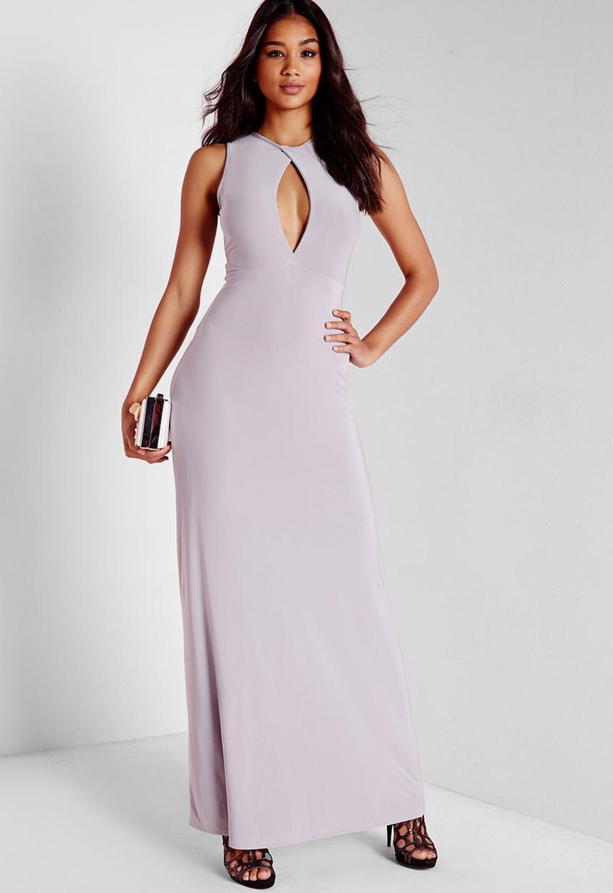 Missguided - Slinky Cut Out Maxi Dress