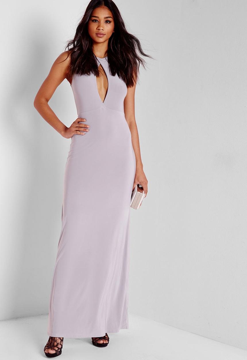 Missguided - Slinky Cut Out Maxi Dress