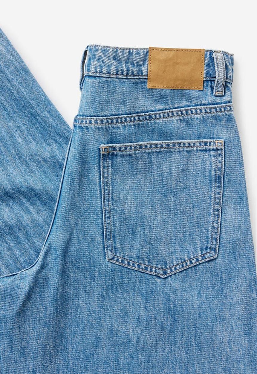 Cotton On - High rise wide jean - pisces blue