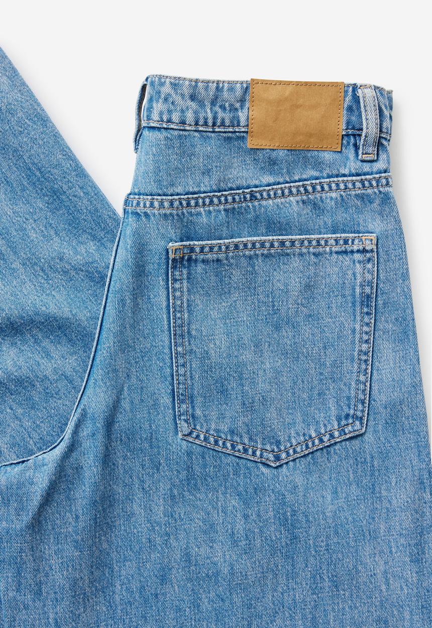 Cotton On - High rise wide jean - pisces blue