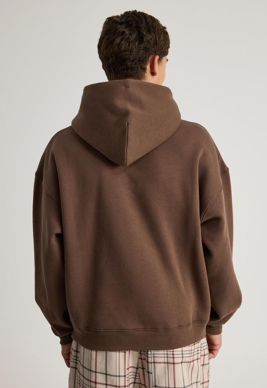 Factorie - Half Half Hoodie - Hh Mud/Tag