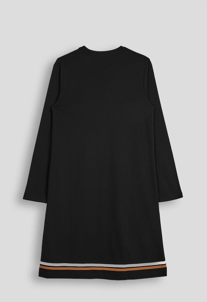POLO - Emily Long Sleeve Dress - Black