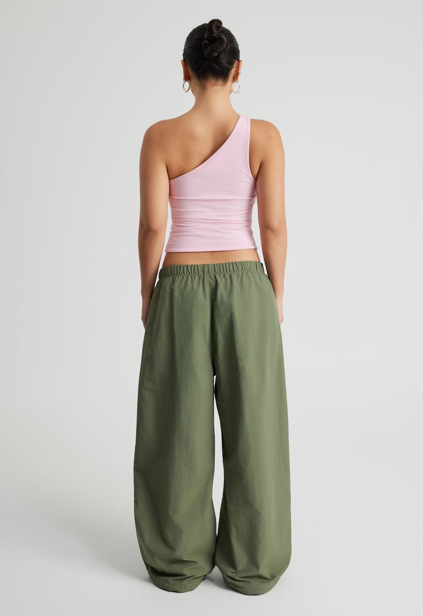 Factorie - Open Gallery Jumbo Pull On Pant - Fatigue Green