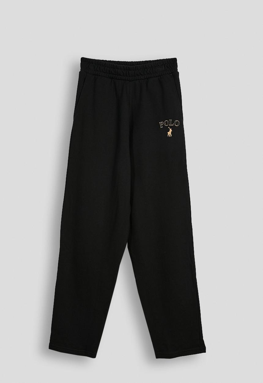POLO - Hannah Embroidered Jogger - Black