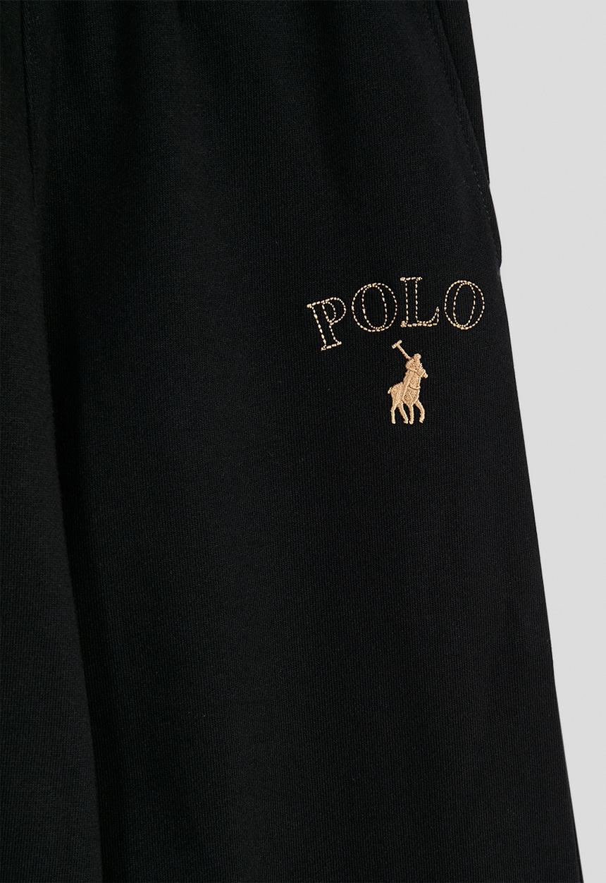 POLO - Hannah Embroidered Jogger - Black
