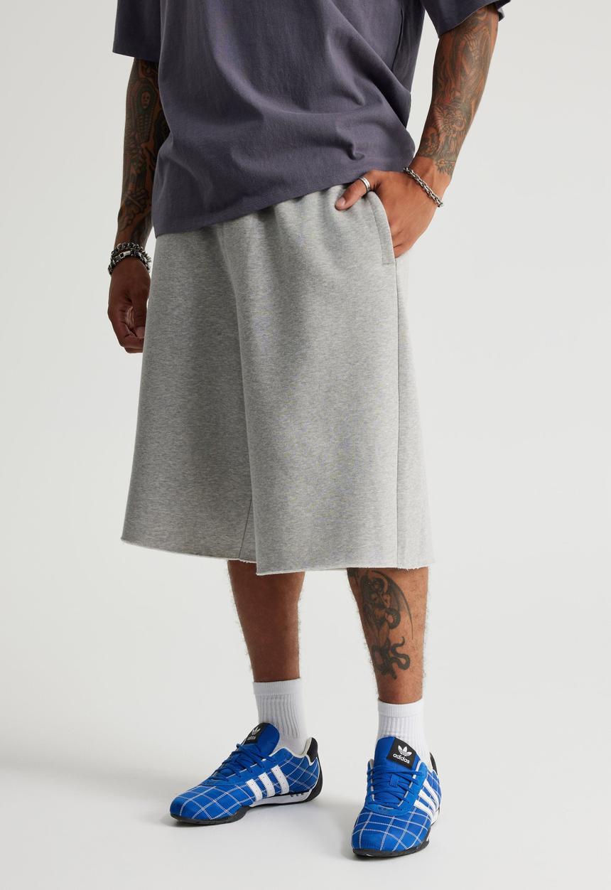 Factorie - Authentics Baggy Track Short - Grey Marle