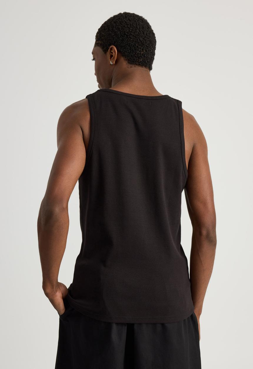 Factorie - Authentics Rib Tank Top - Black