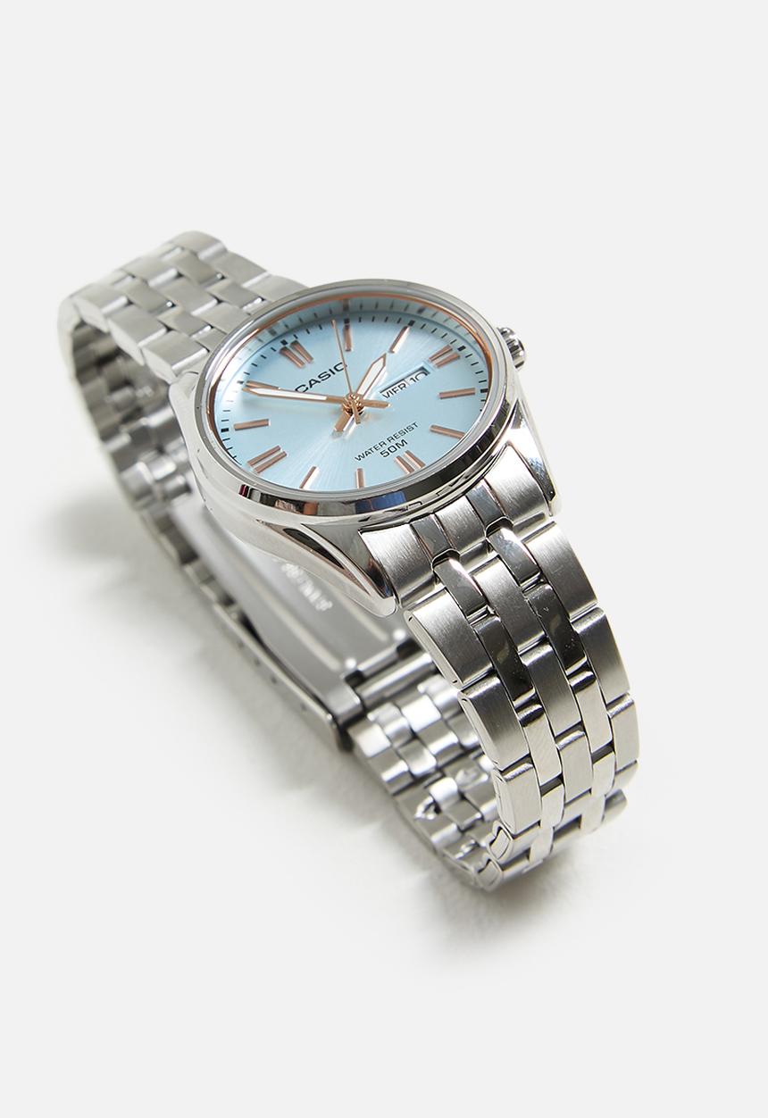 Analog Ss Ion 50M Date Blue - Silver