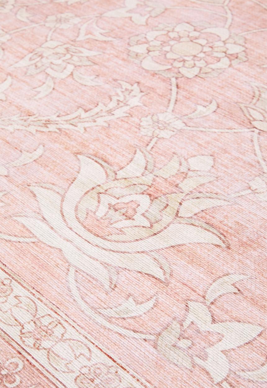 Sixth Floor - Brisbane Ysella Floral Rug Dusty Pink