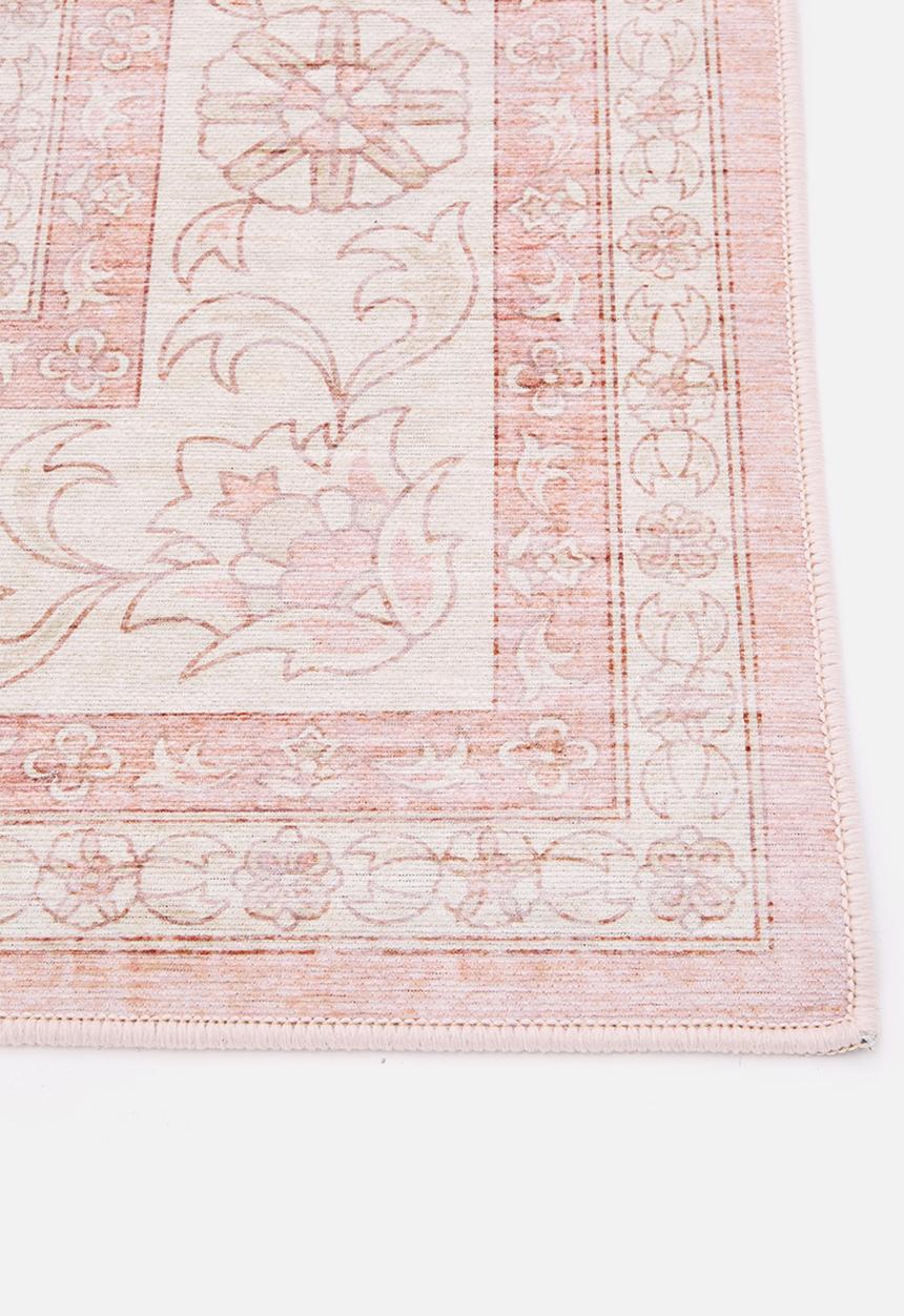 Sixth Floor - Brisbane Ysella Floral Rug Dusty Pink