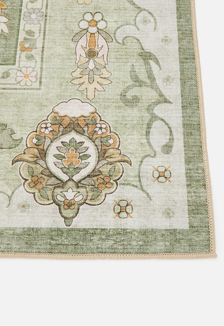 Sixth Floor - Brisbane Azura Floral Rug Fatigue