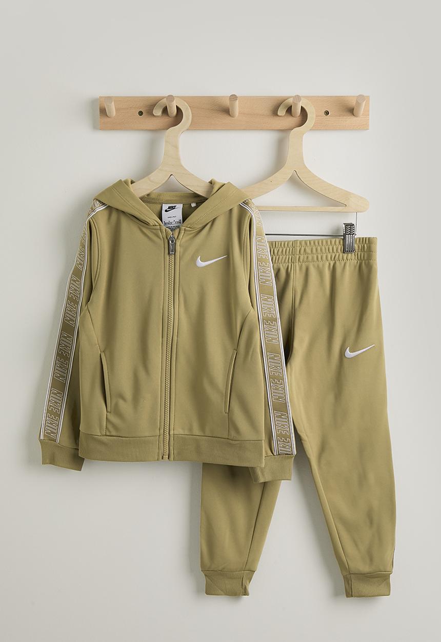 Nike hooded full-zip propus taping set - parachute beige