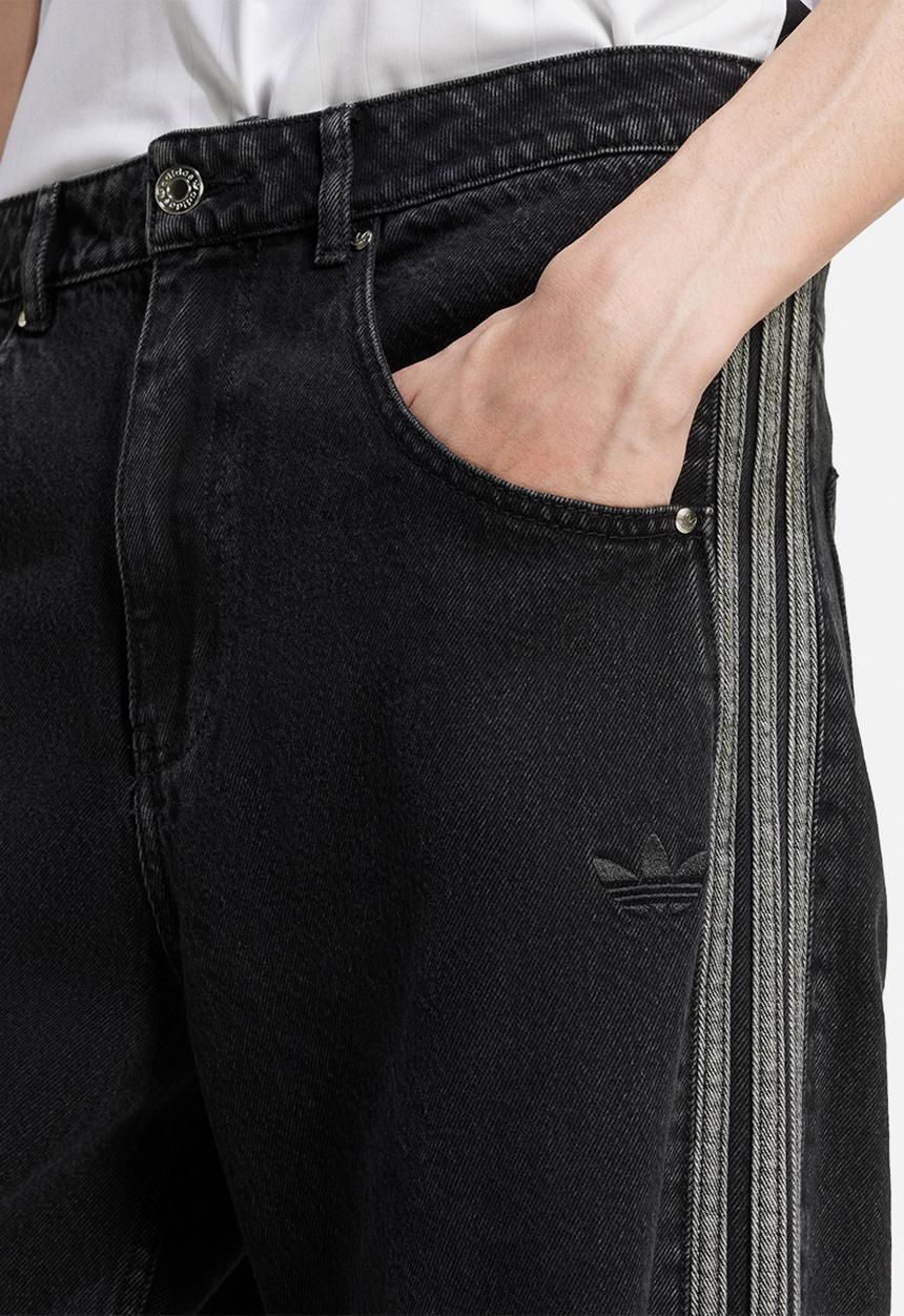 adidas Originals - Adicolor Denim Firebird Pants - Black