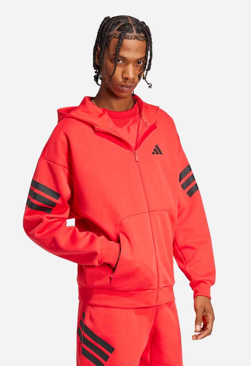 adidas Performance - Future Icons 3S Full Zup Hoody - Red