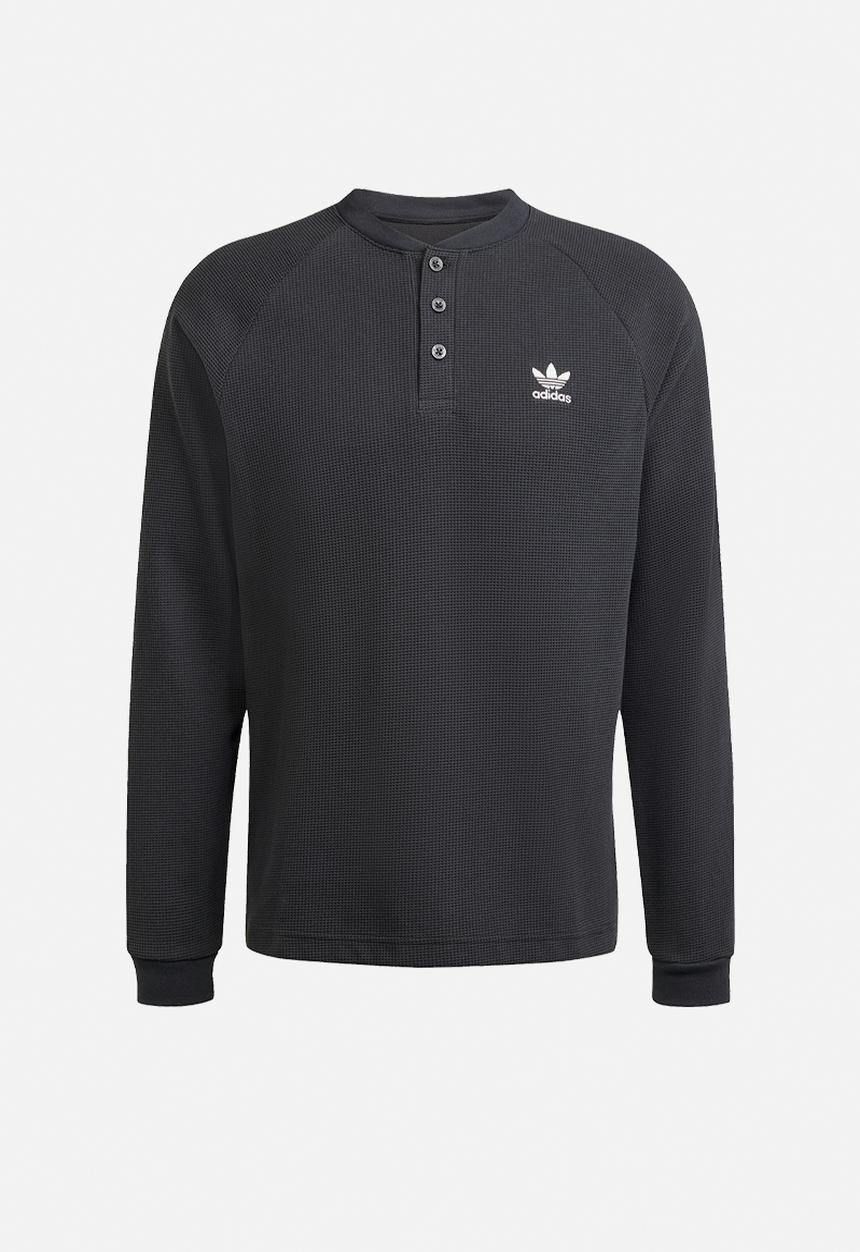 adidas Originals - Trefoil Essentials  Long Sleeve Tee - Black