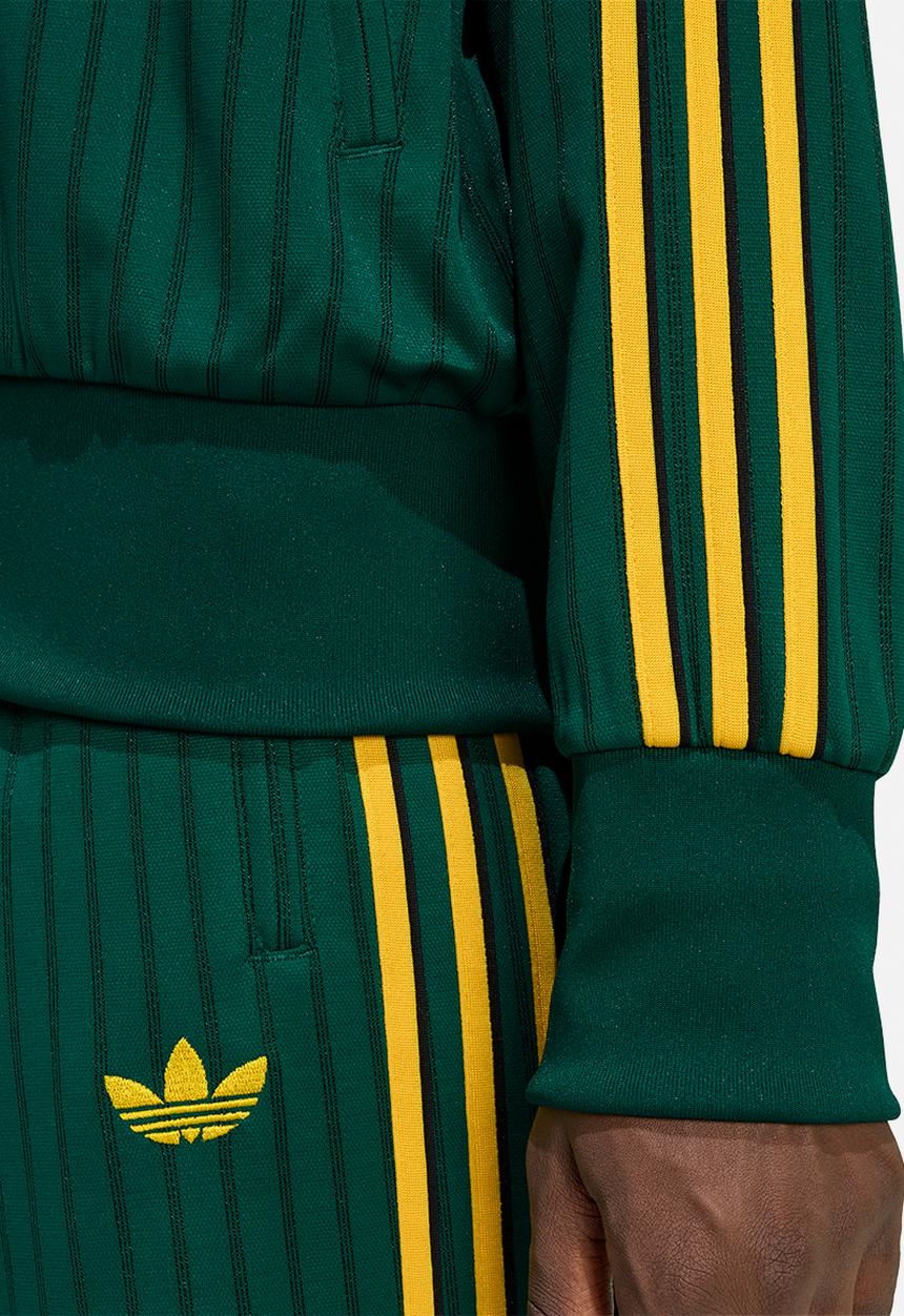 adidas Originals - Firebird Loose Pinstripe Track Top- Collegiate Green