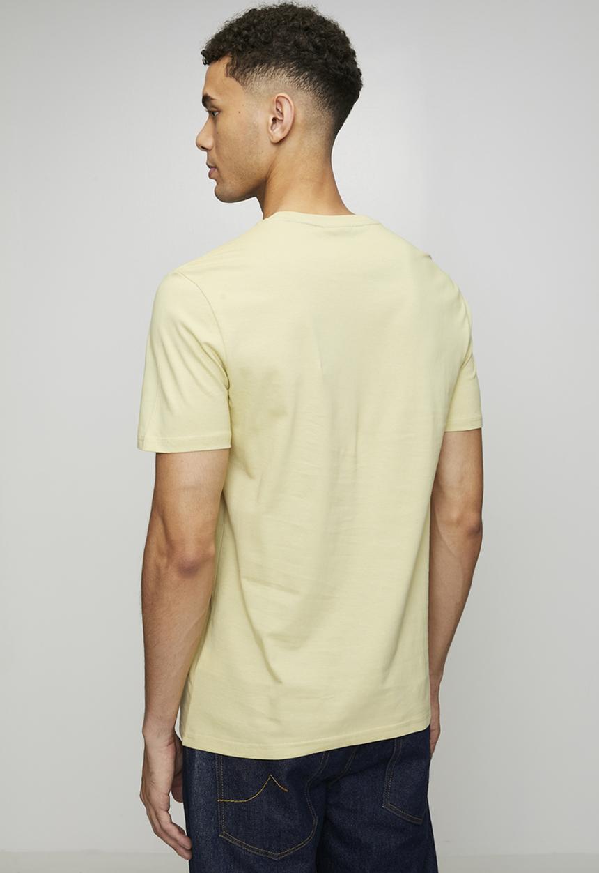 POLO - Lucas Essential Crew Neck Ss Tee - Light Yellow