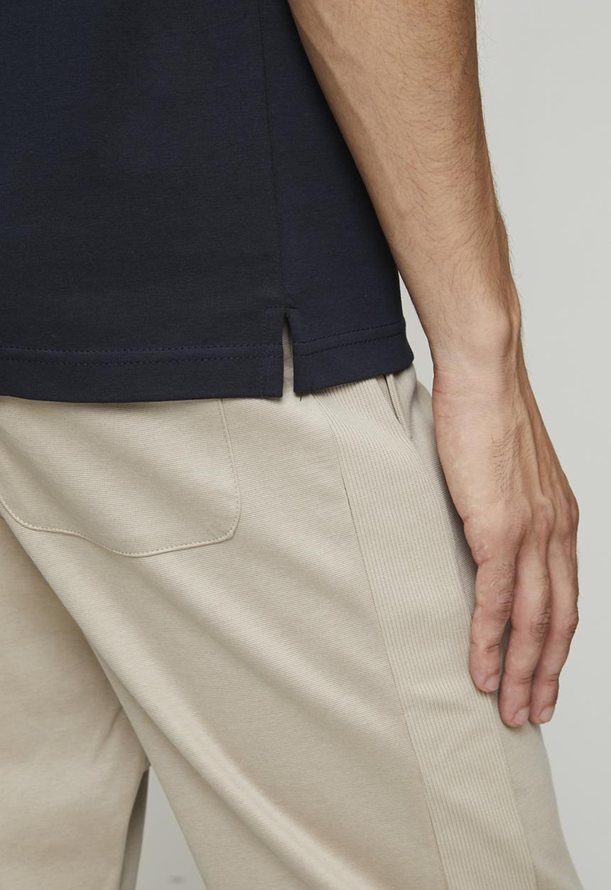 POLO - Kenneth Sport Ss Heat Sealed Golfer - Navy