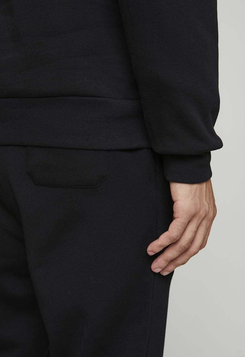 POLO - Aakil Essential Fleece Sweater - Black
