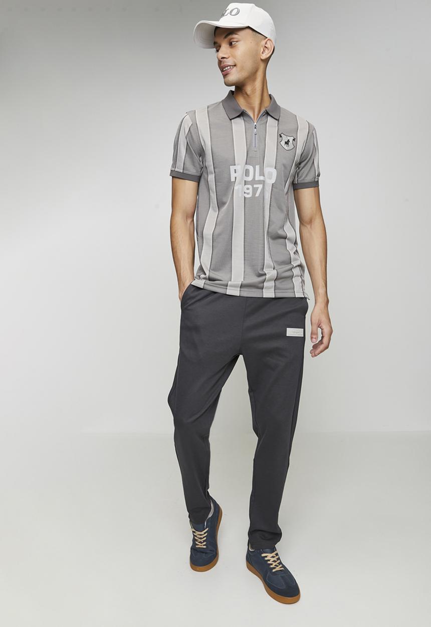 POLO - Thembeka Sport Ribbed Jogger - Charcoal