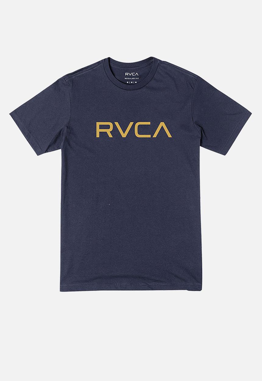 RVCA - Big Rvca Short sleeve Tee - Navy Gold Logo