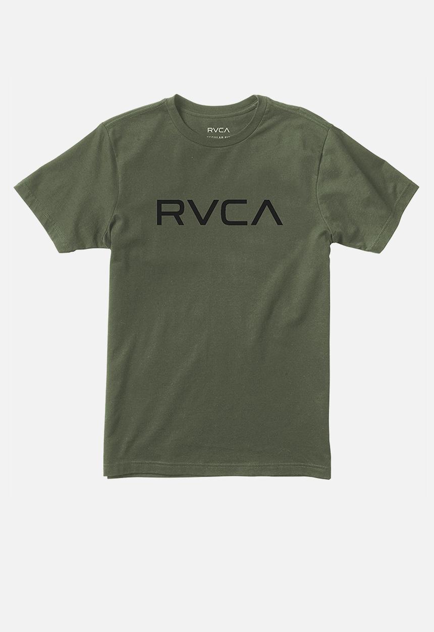 RVCA - BIG RVCA SS TEE -  OLIVE