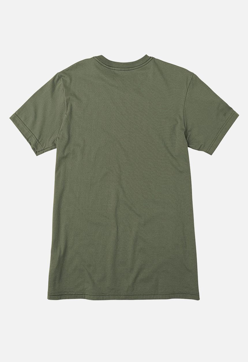RVCA - BIG RVCA SS TEE -  OLIVE