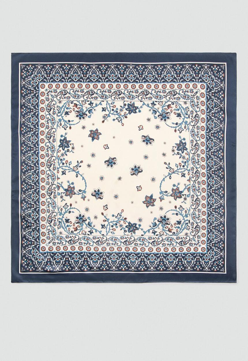 MANGO - Hojas neckerchief - navy