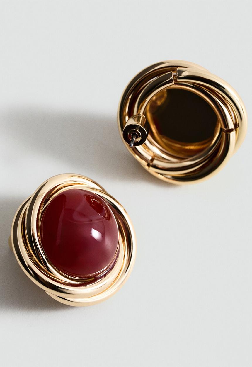 MANGO - Fermina earrings - gold