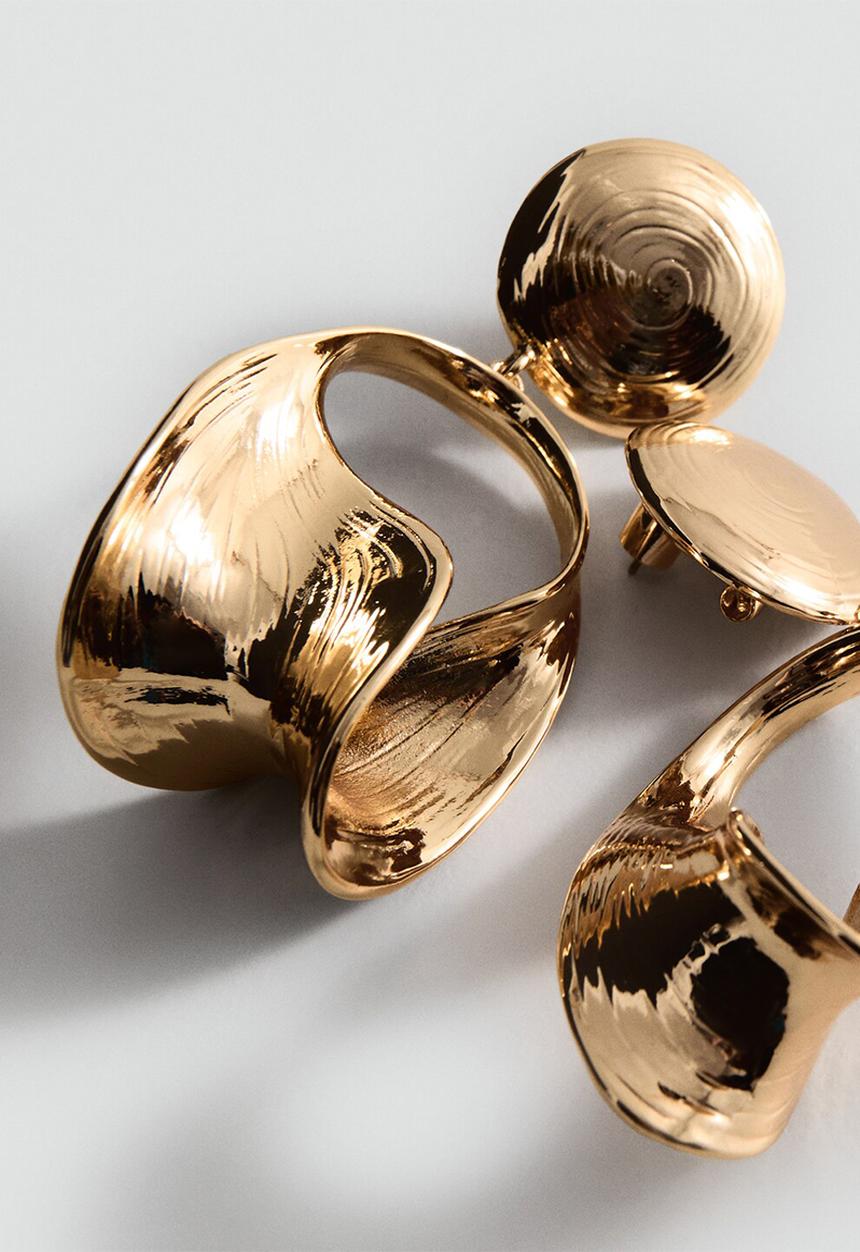 MANGO - Fernanda earrings - gold