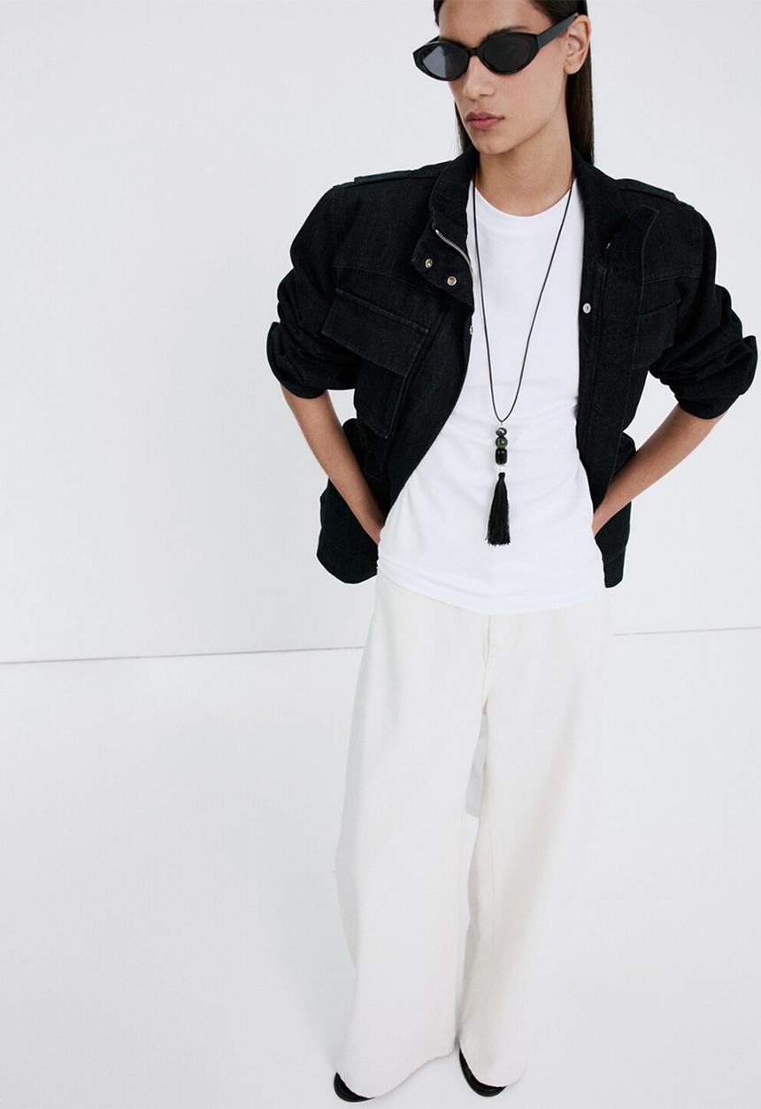 MANGO - Fabian necklace - silver