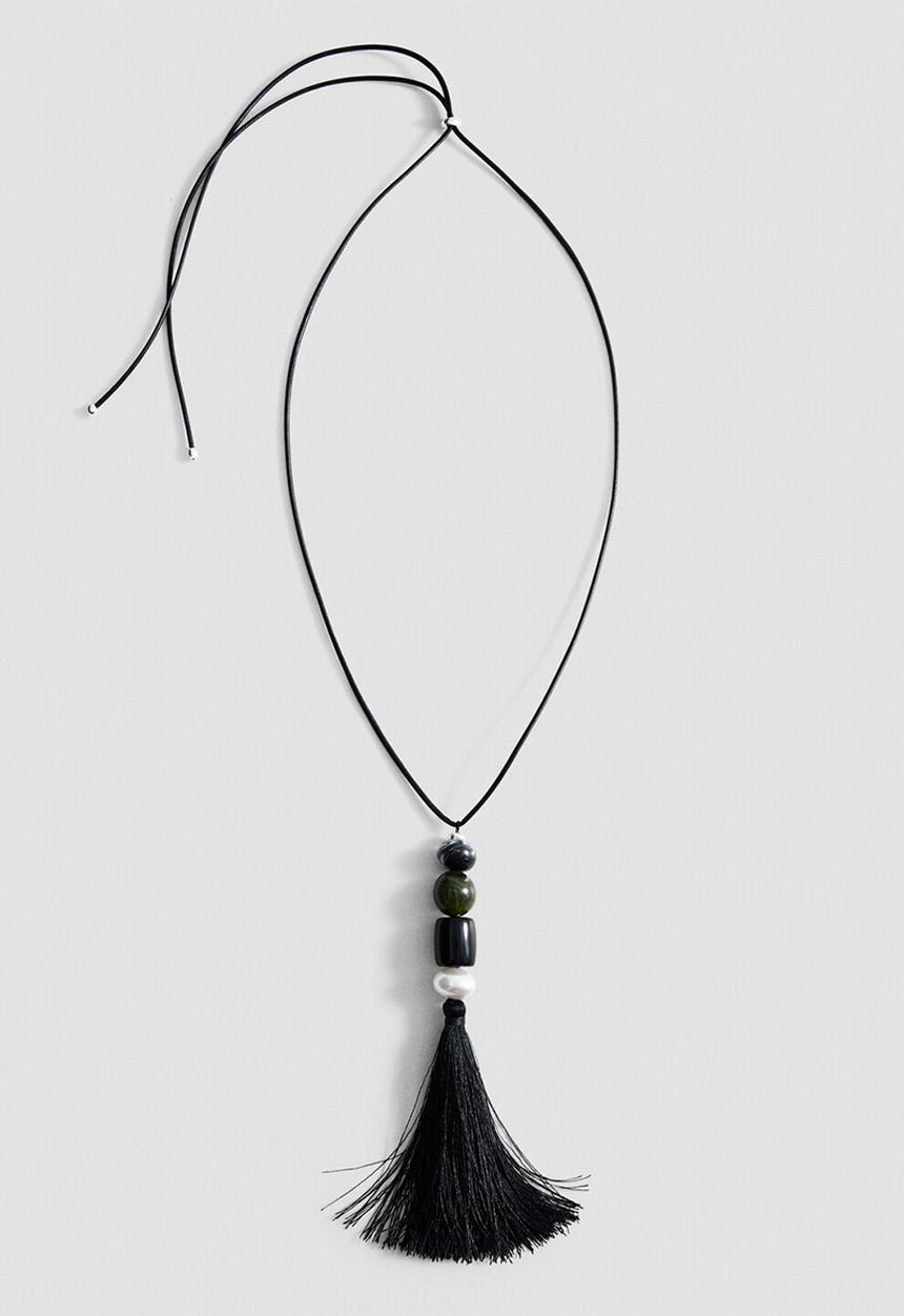 MANGO - Fabian necklace - silver