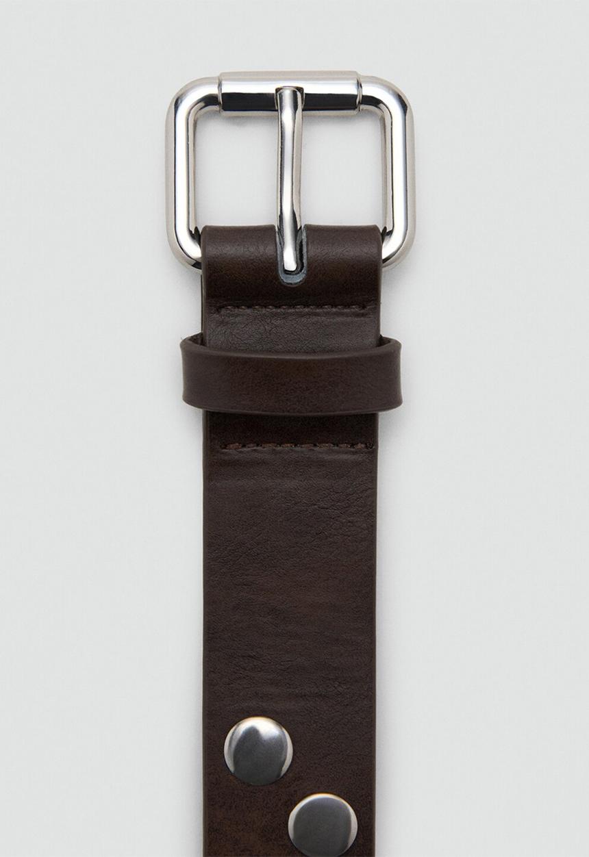 MANGO - Belt Nuno - Dark Brown