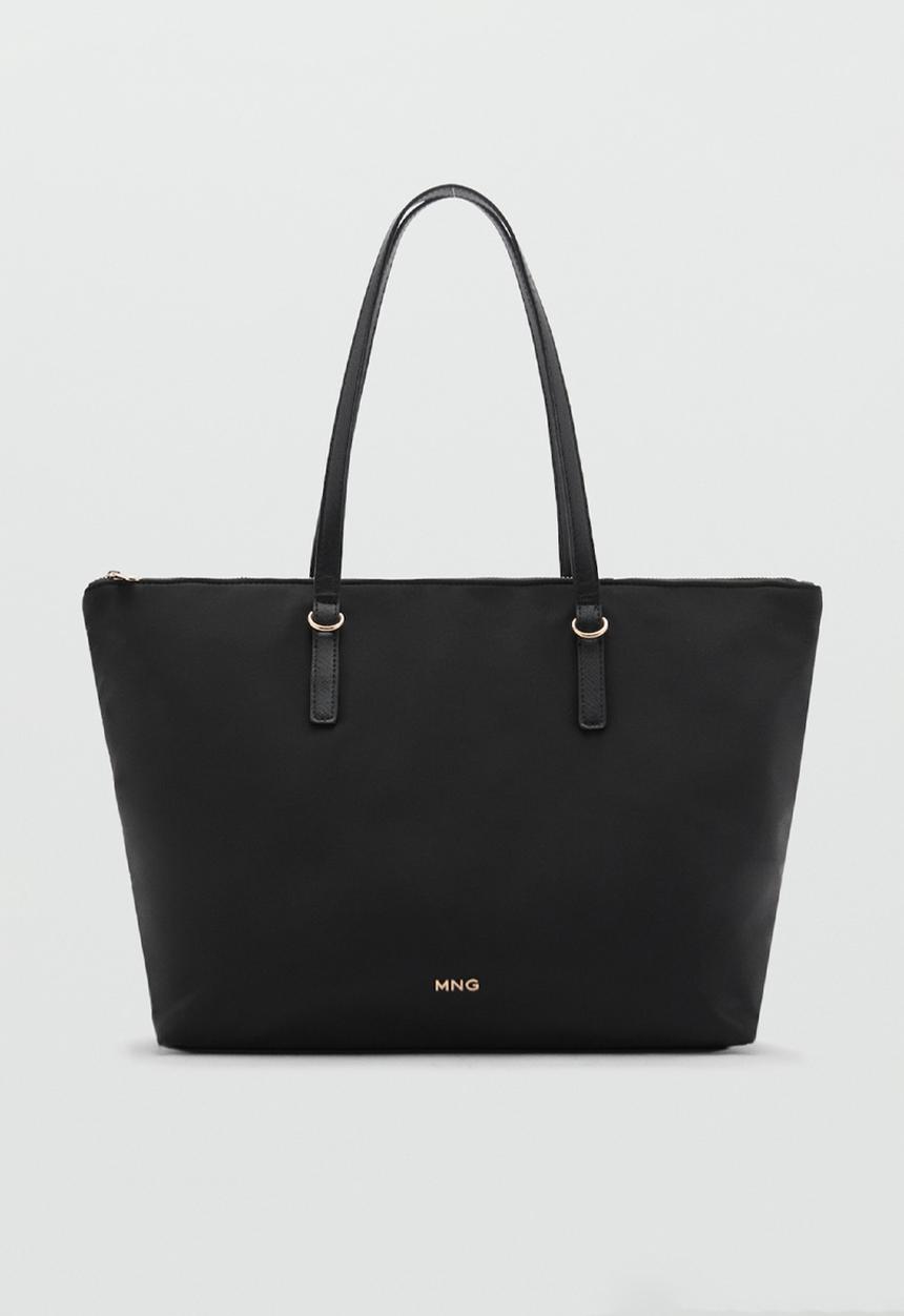MANGO - Julio tote bag - black