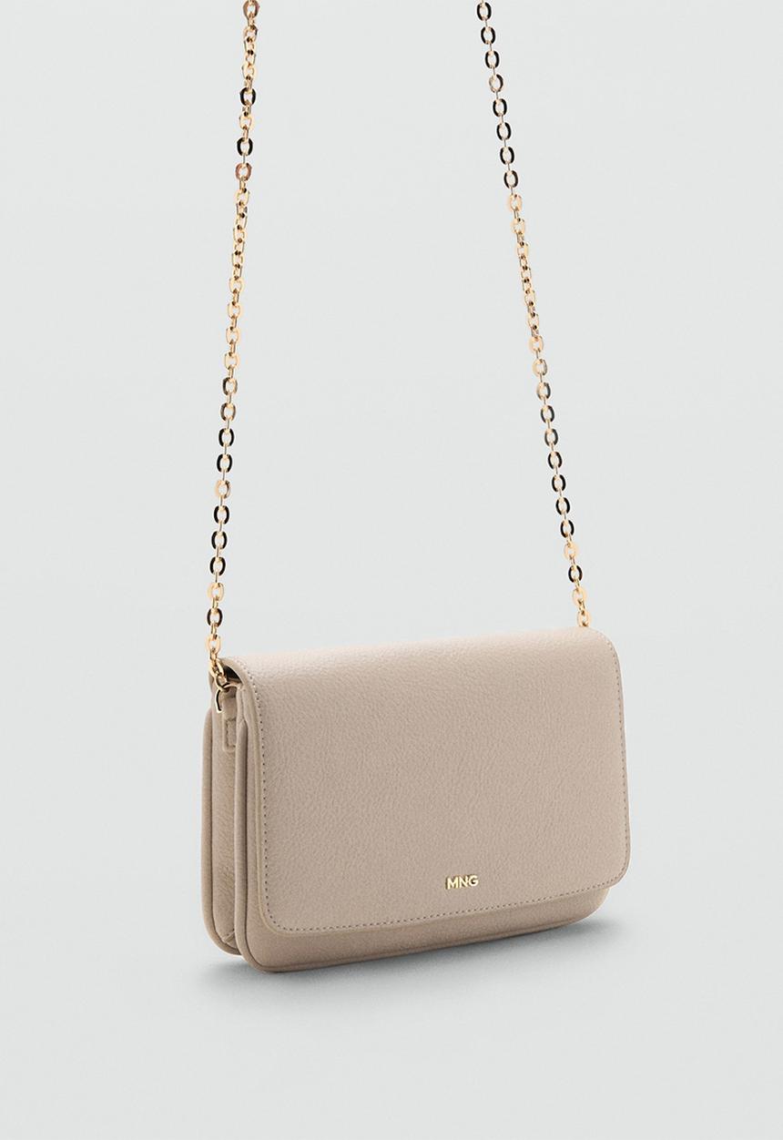 MANGO - Corina crossbody bag - natural