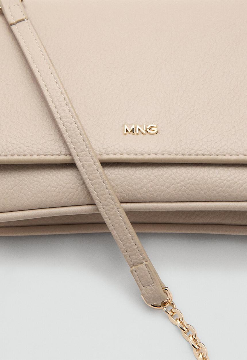 MANGO - Corina crossbody bag - natural
