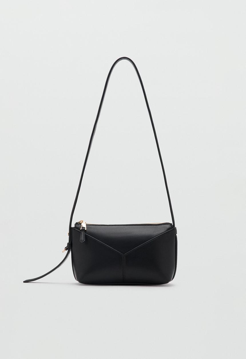 MANGO - Cortado crossbody bag - black
