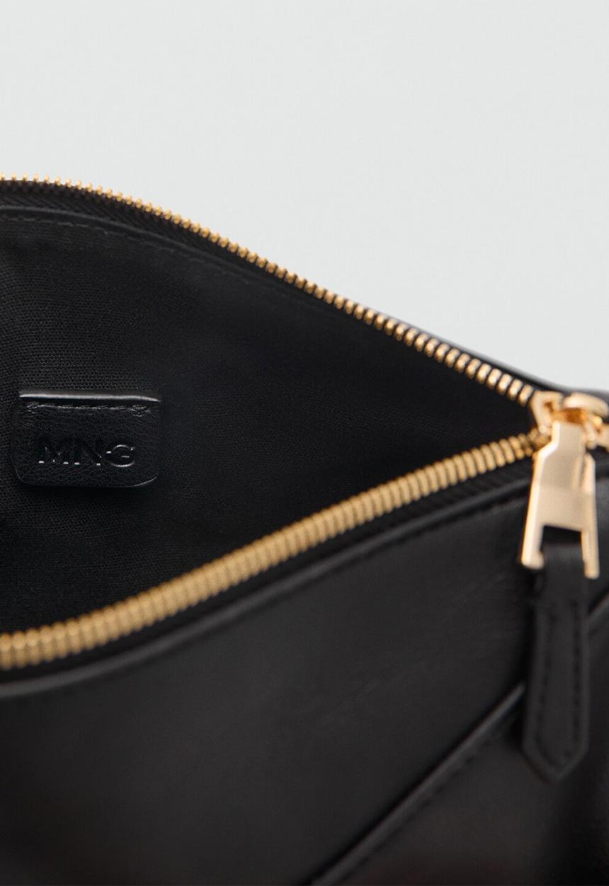MANGO - Cortado crossbody bag - black