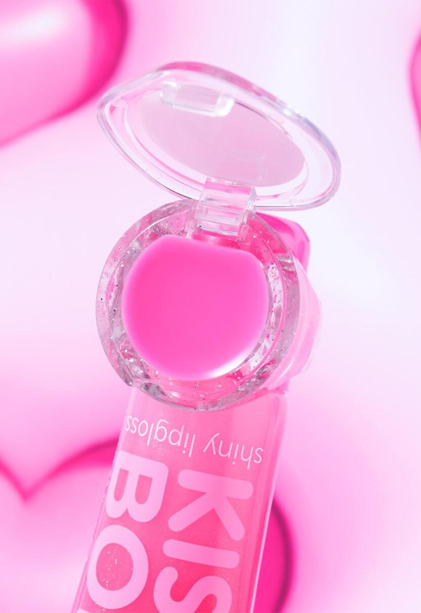 essence - Kiss Bomb Shiny Lipgloss & Lip Balm - 01 Strawberry Sweetie