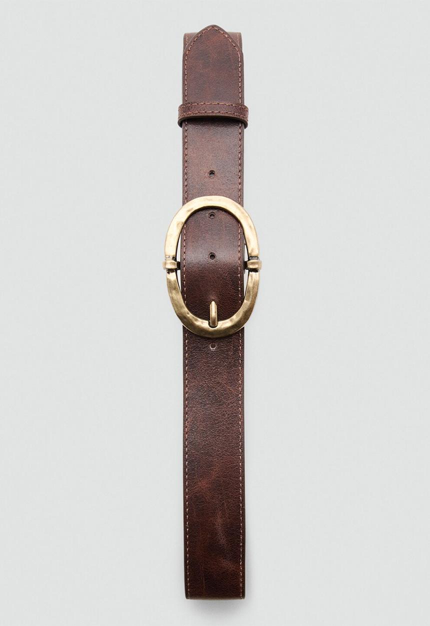 MANGO - Belt Juliette - Brown