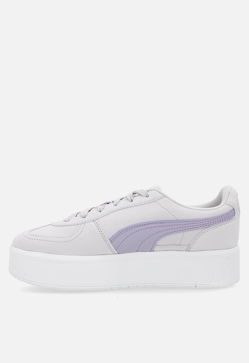 PUMA - Palermo Elevata Glossy Wns - Lavender Pop-PUMA White