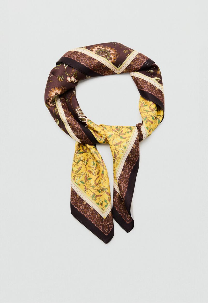 MANGO - Fiona neckerchief - light yellow