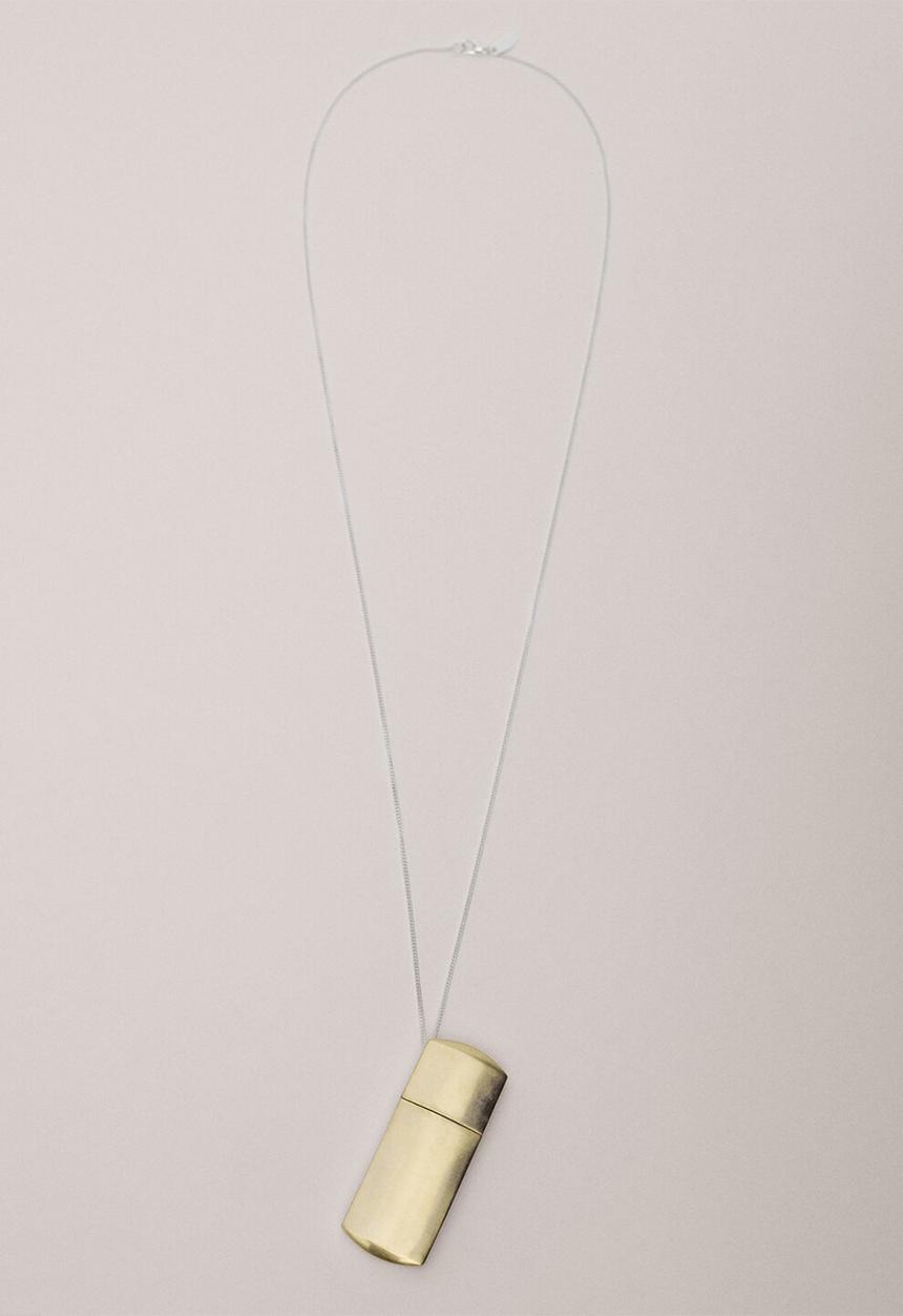 MANGO - Light necklace - silver/gold