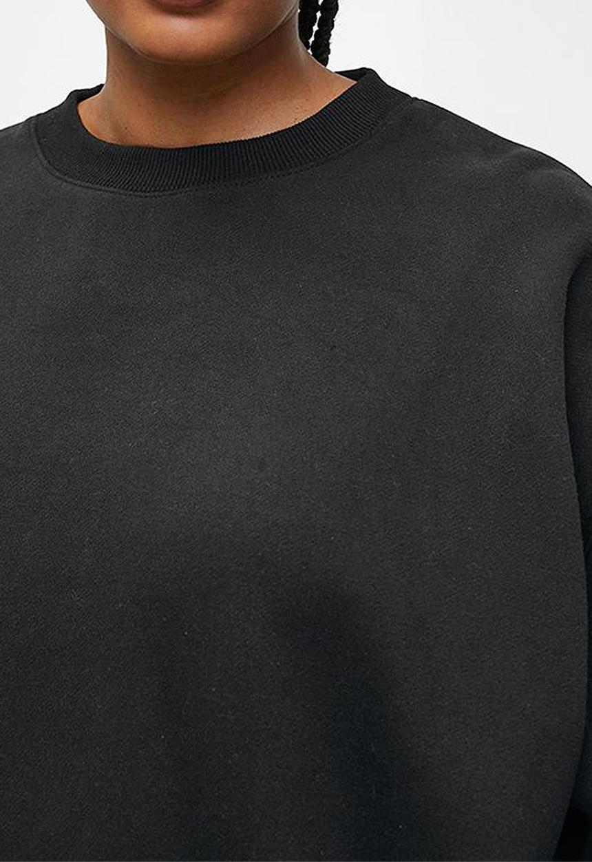 Cotton On - Plus Plush Crew Sweatshirt - Black