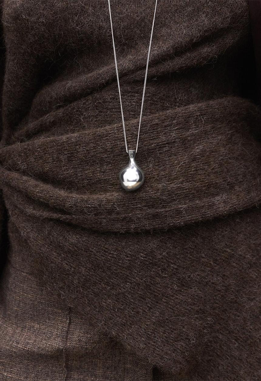 MANGO - Bold necklace - silver