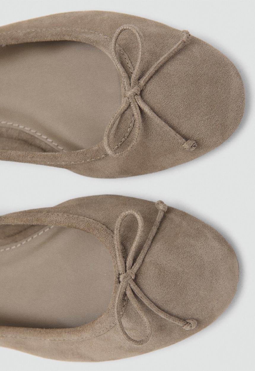 MANGO - Plano1 suede pump - light/pastel brown